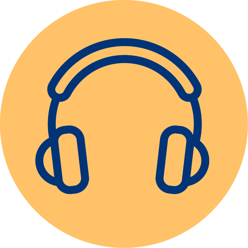 Symbol für Podcast