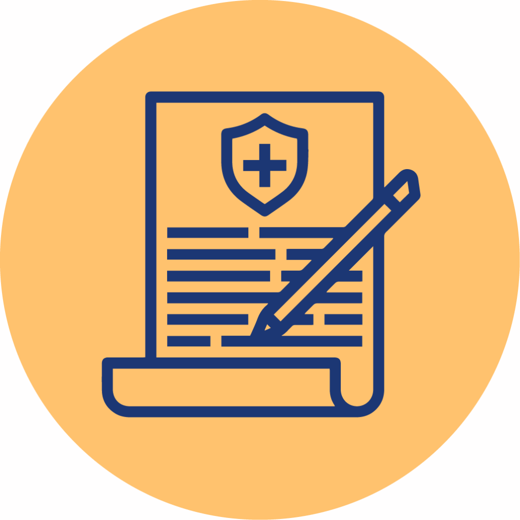 Icon_Thema Sek­tor­über­grei­fen­de Maß­nah­men (oran­ge)