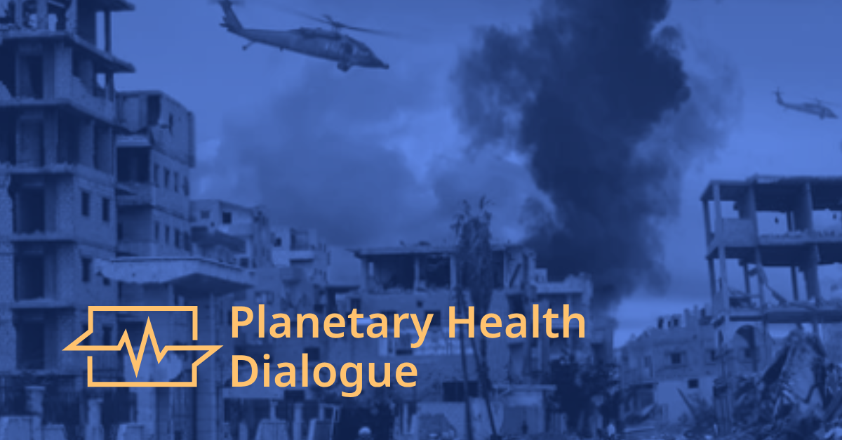 Pla­ne­ta­ry Health in a peri­od of geo­po­li­ti­cal uphe­aval — Auf­nah­me & Zusam­men­fas­sung jetzt ver­füg­bar!